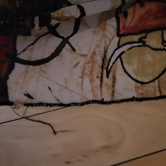 Sherbrooke mesh long  patterned tunic - Picture 5 of 6